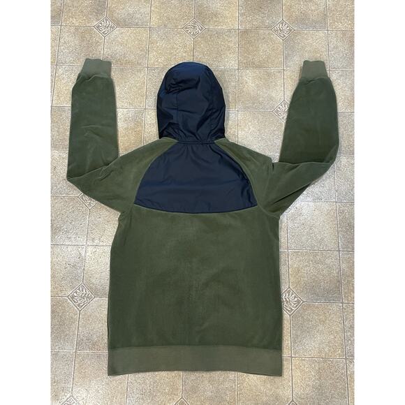 Mens Nike Sportswear Full-Zip Fleece Hoodie 929114 395 Green/Black Size Small - Picture 4 of 14